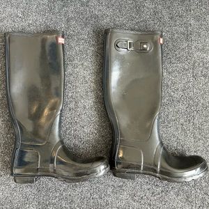Hunter Tall Rain Boot, Size 8